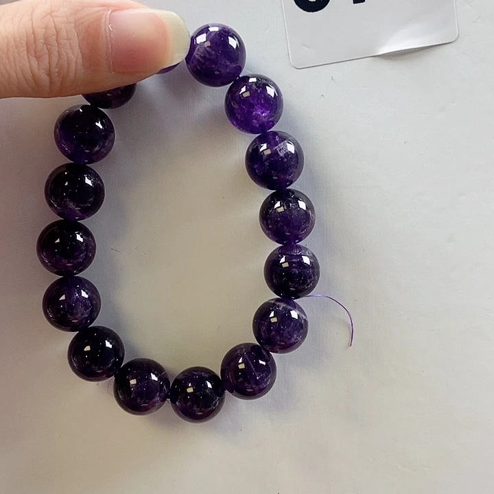 未镶嵌手链水晶卡13+紫水晶
