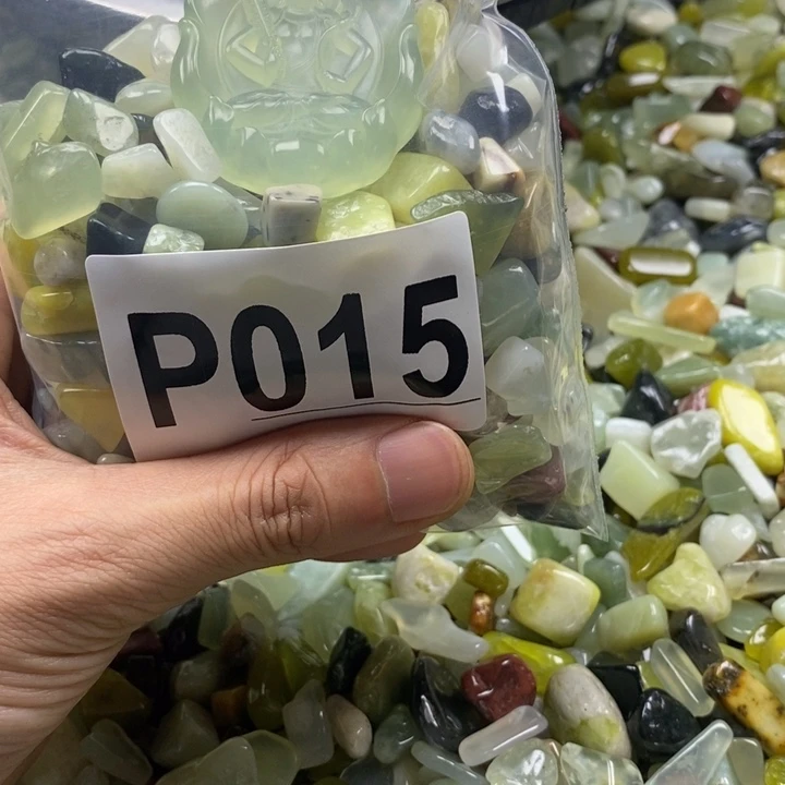 蛇纹石玉未镶嵌鱼缸石