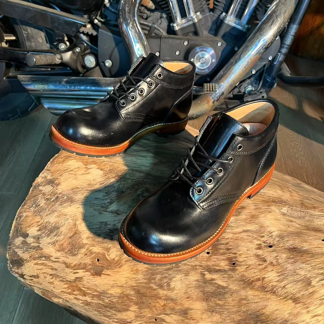 华仔严选高端固特异工艺男鞋Vibram大底A01德永胜LZ0035