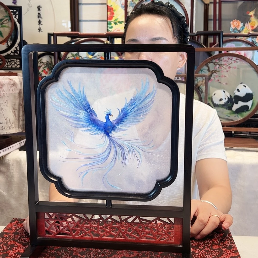 织绣苏绣摆台精工
