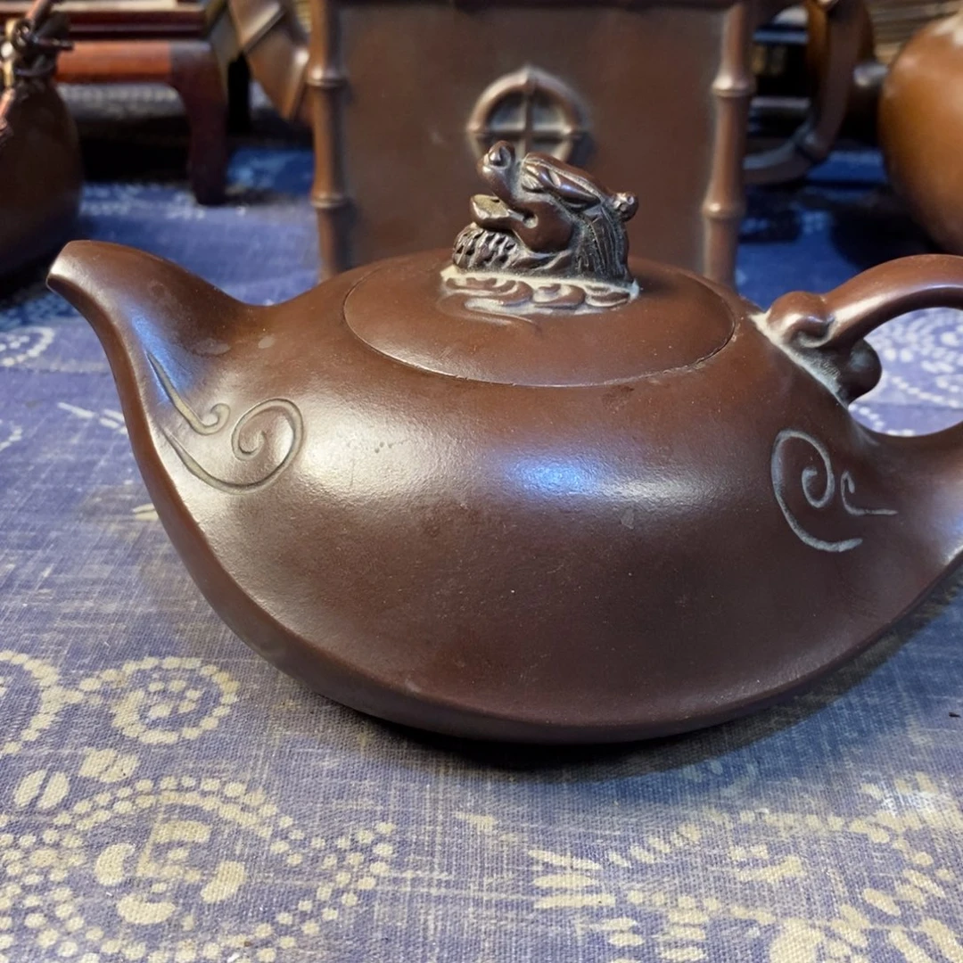 薛***总茶壶红泥紫砂紫砂紫砂