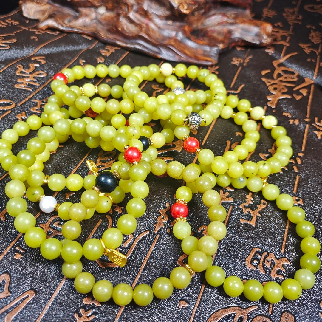 天然长白山财源玉手串手链（多样性发货）