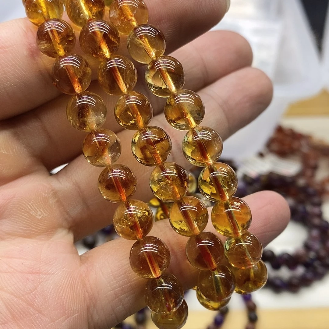 水晶手链未镶嵌多样性发货发一条
