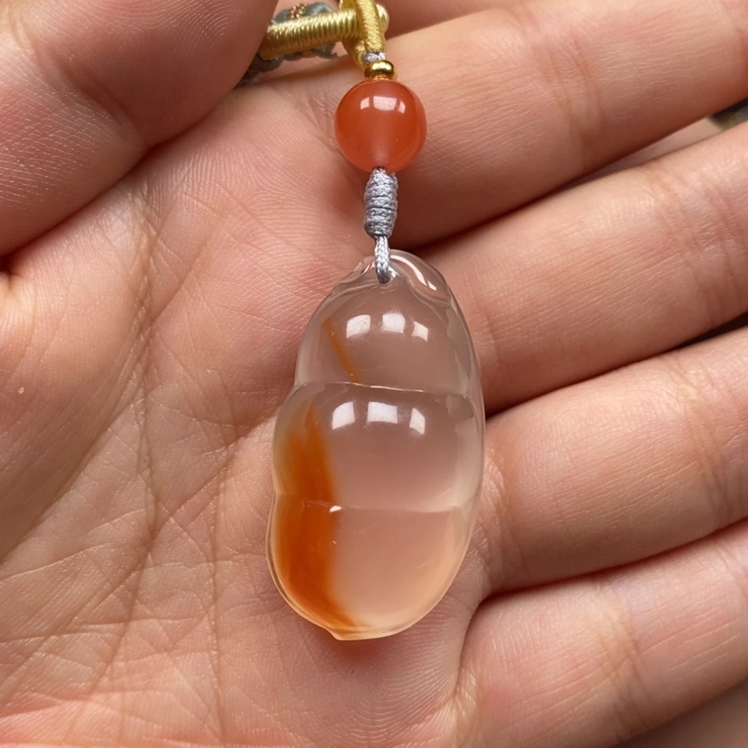 南红玛瑙未镶嵌吊坠(不含链)