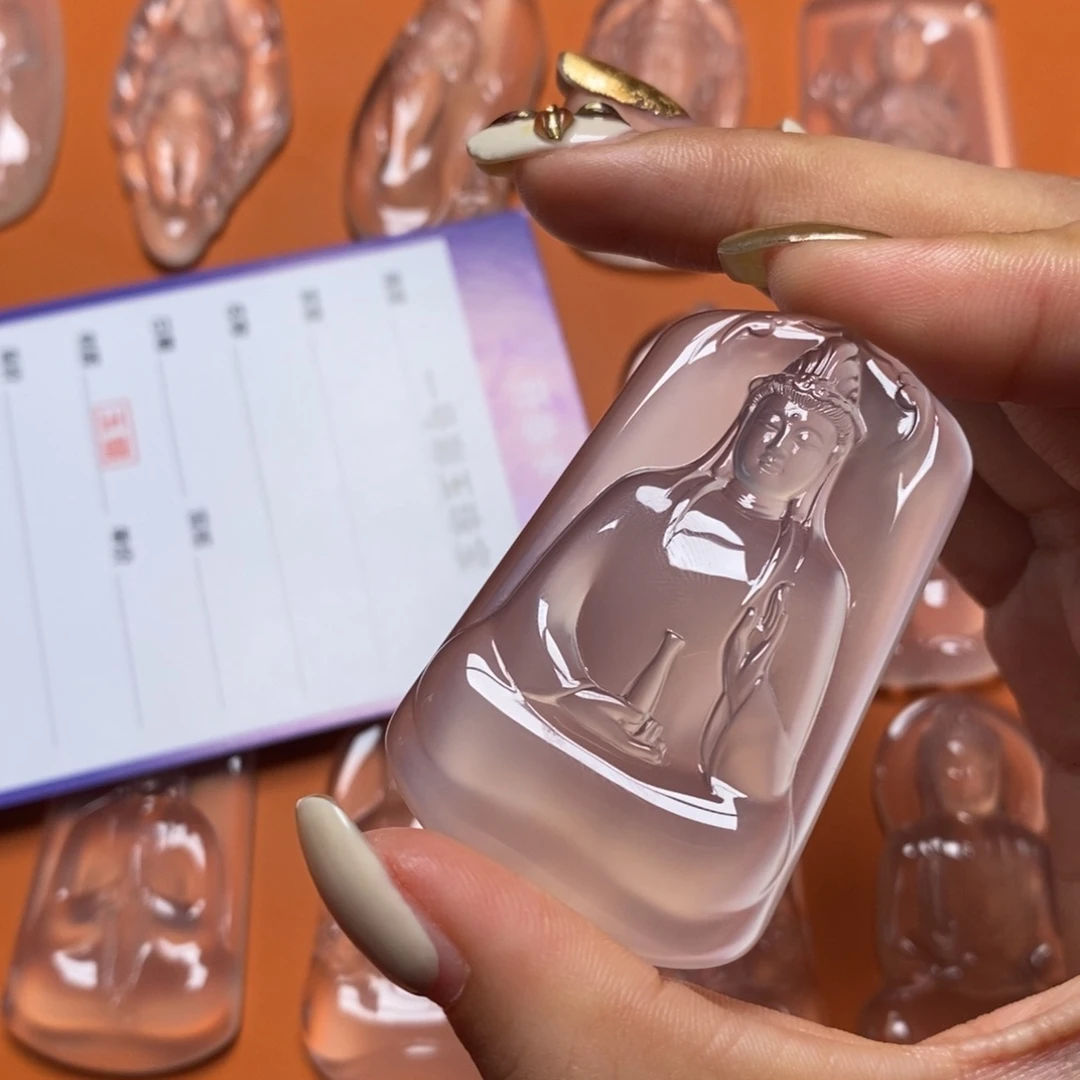 俗***耐玛瑙/玉髓未镶嵌吊坠