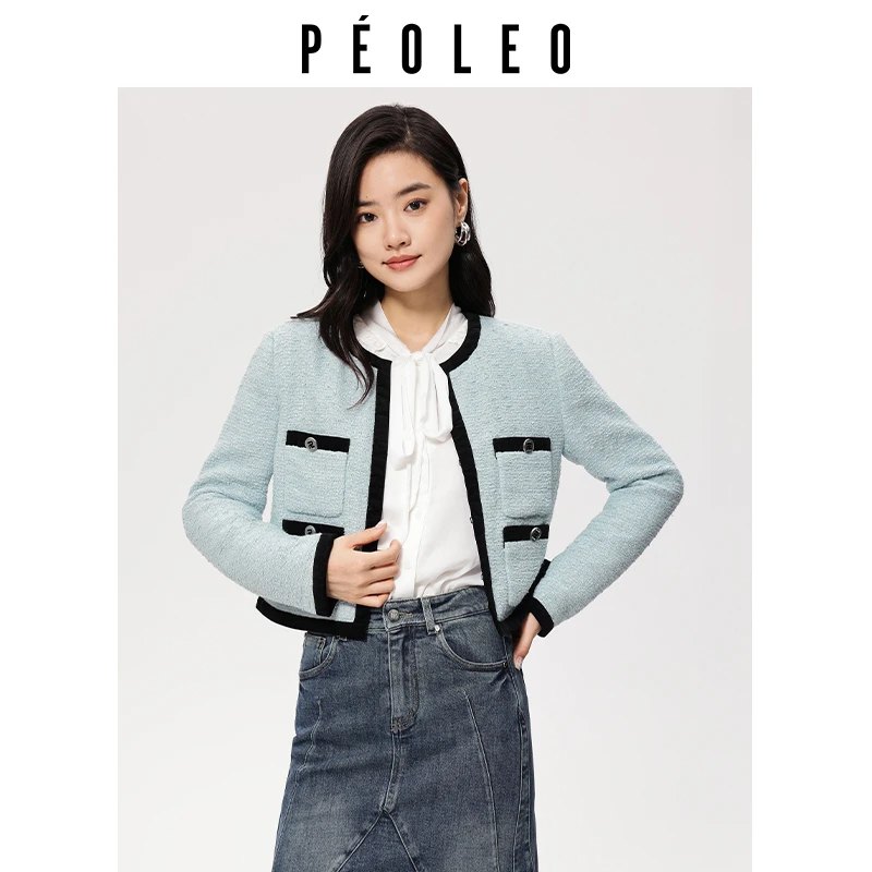 【诗语专属】PM8202133飘蕾早秋新品小香风女外套上衣女外套