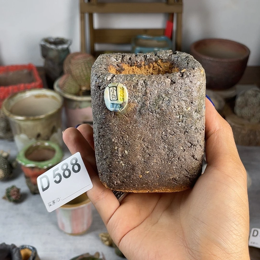 小白孤品 匣钵土高方 内口5左右 艺术 百搭