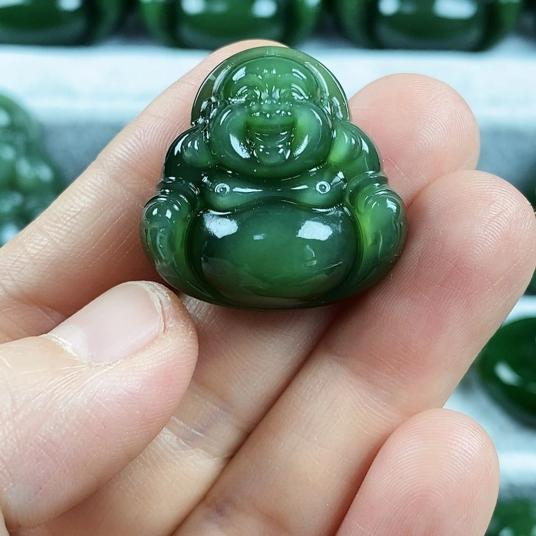 和田玉未镶嵌颈饰27mm