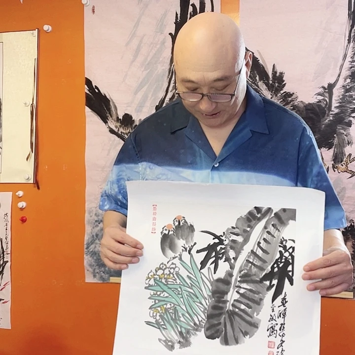 国画张圣敏先生纯手绘作品