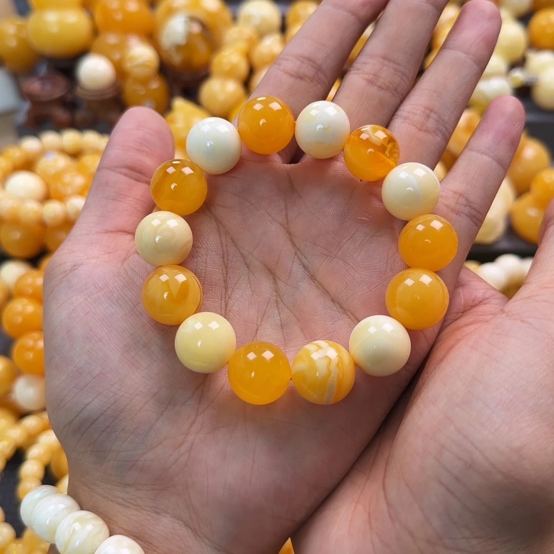 琥珀未镶嵌珠宝奇石15mm