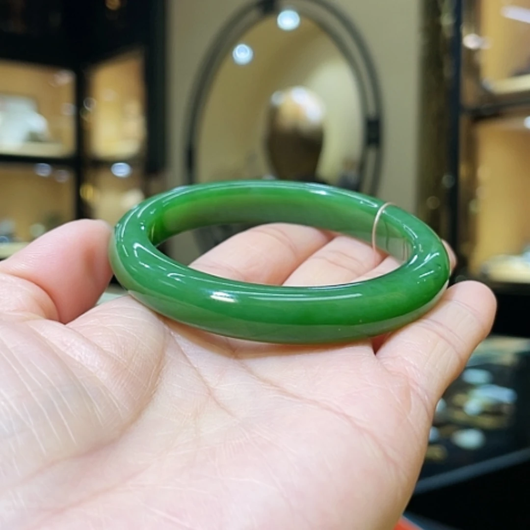 【闪购商品】和田玉手镯未镶嵌54.5#31.4g