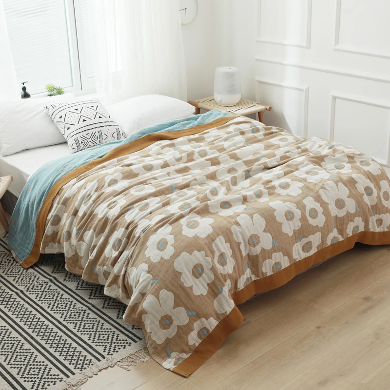 【孤品盖毯】外贸库存清仓盖毯150*200cm 驼色太阳花