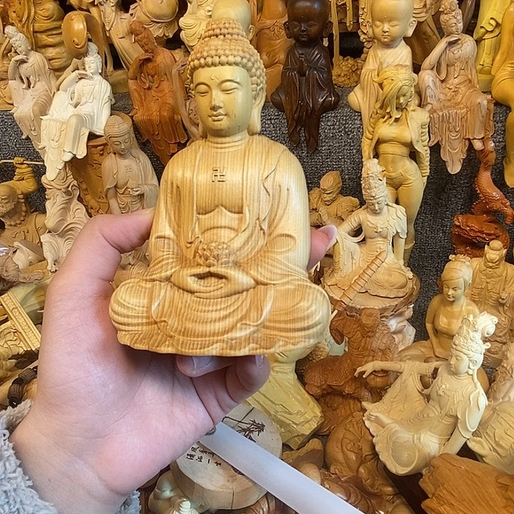 桧木桧木瑕疵释迦摩尼佛