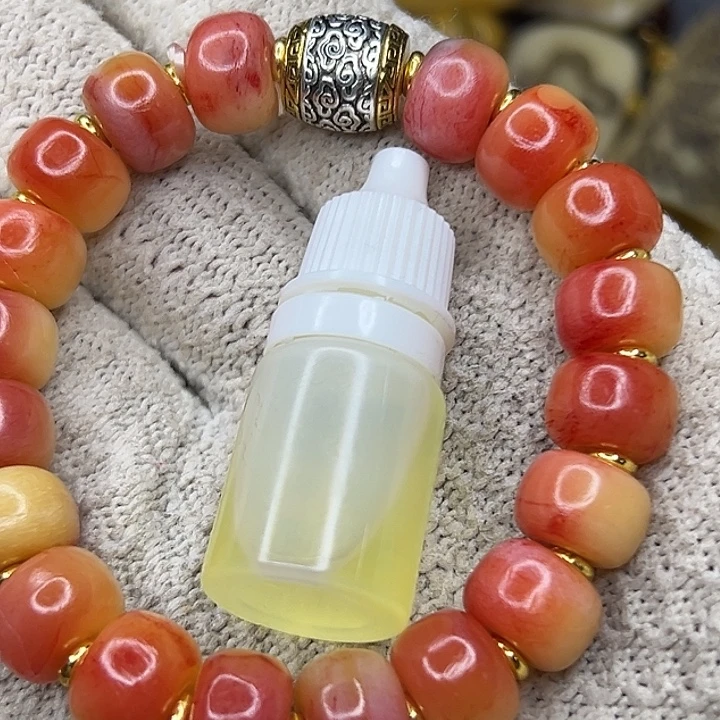 驼骨手串/手链1.2驼骨祥云半血