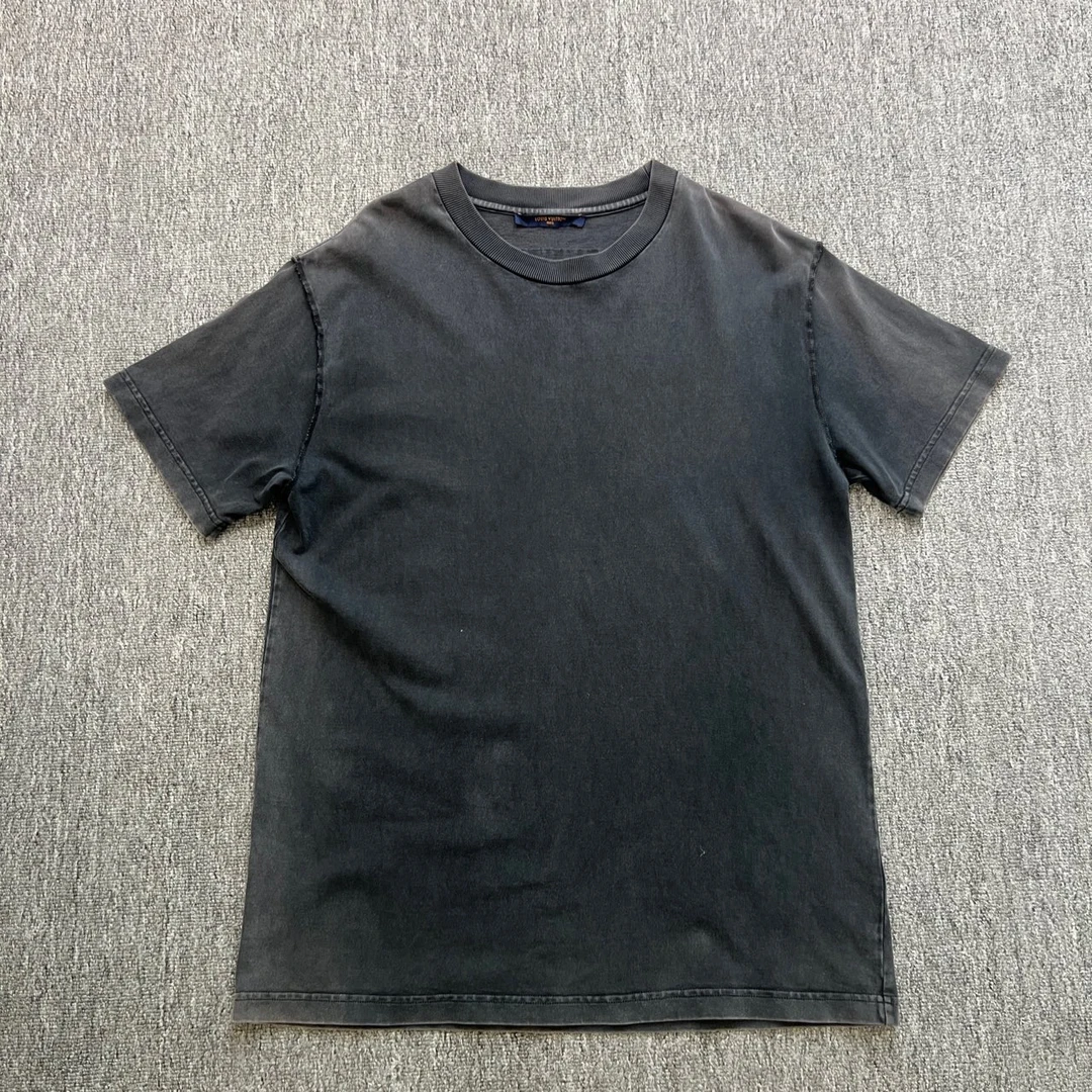 99新 LouisVuitton/路易威登 打底短袖/黑灰水洗重磅t/M码