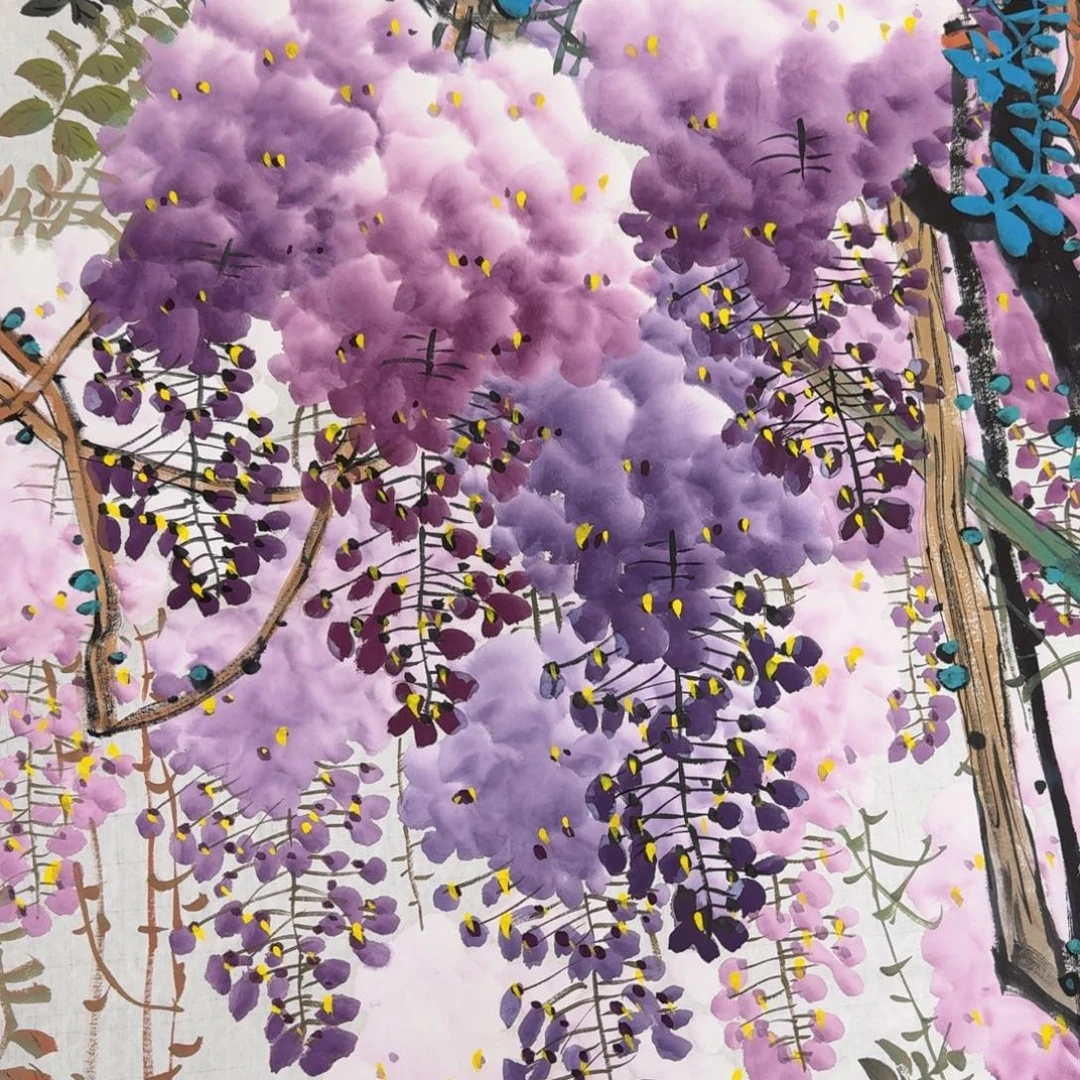 国画国画作品山水花鸟纯手绘