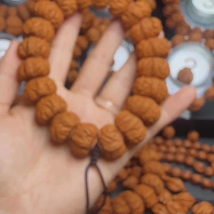 成***气手串桃核龙纹桃核