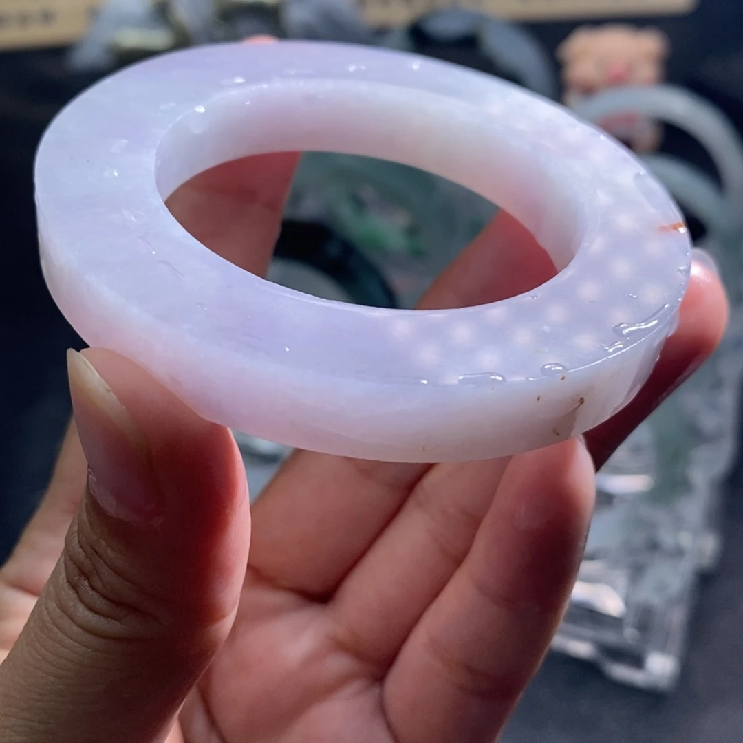 定制翡翠未镶嵌定制手镯