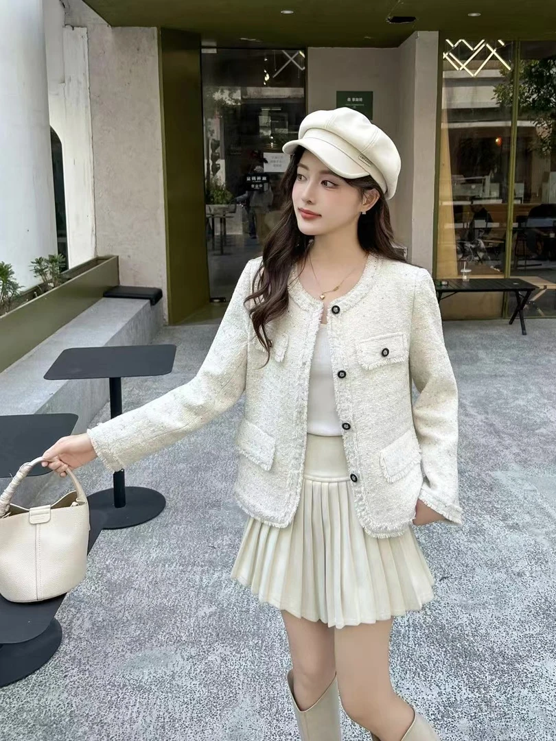【苏苏精选】2536新款高级感2025小香风显瘦轻奢外套