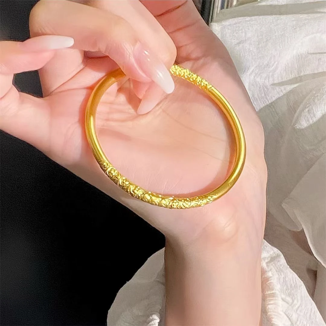 合金手镯 卷草纹手镯