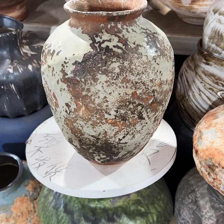 景德镇精品花盆栽适合口13高27