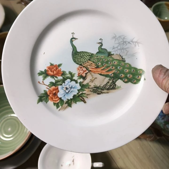 瓷片磁州窑五厂盘碗壶杯有瑕疵