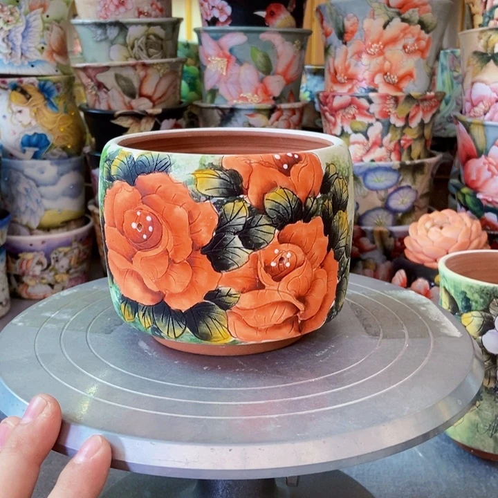 景德镇艺术手绘作品