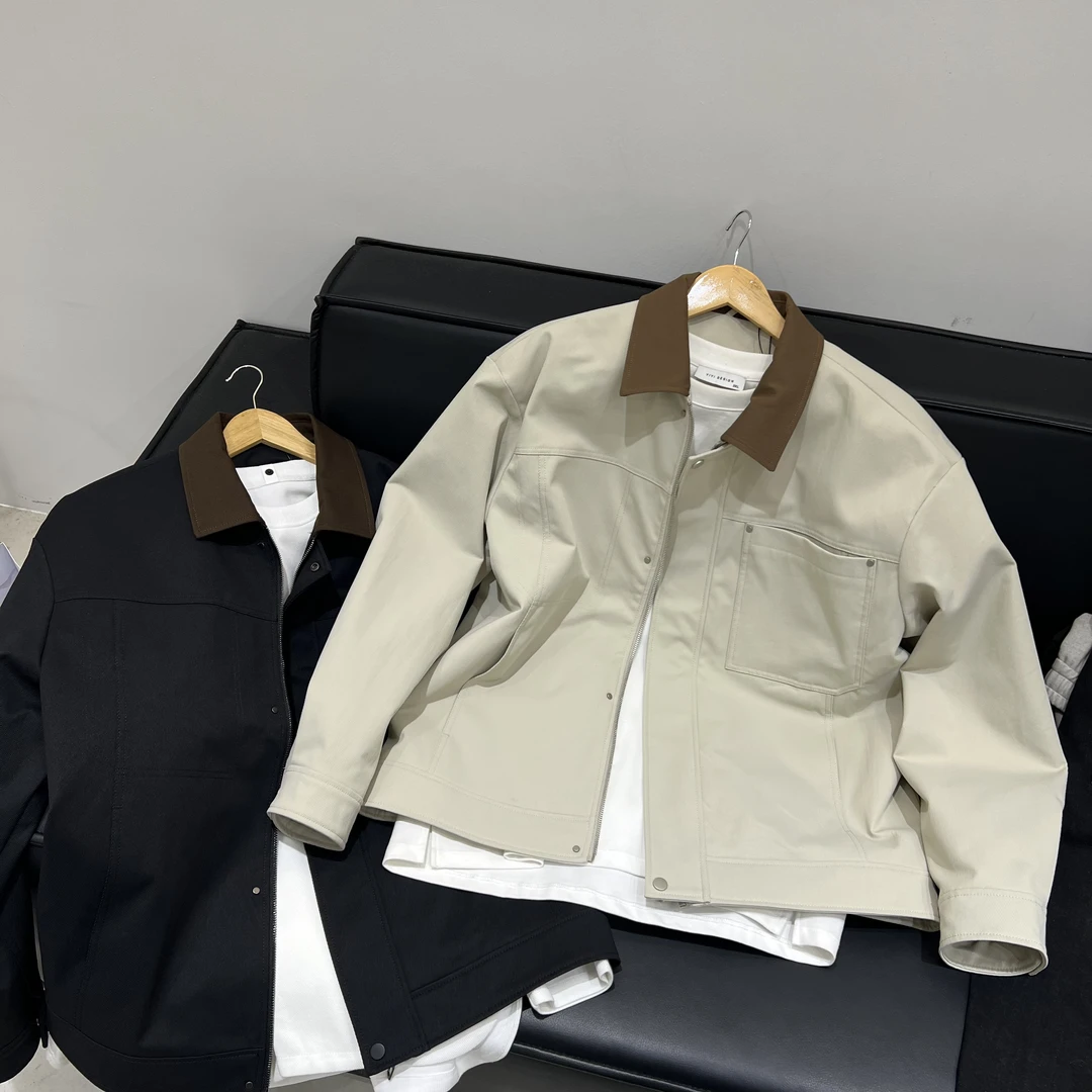 25春季新品｜巴恩风 Barnfit 轻工装男士复古翻领夹克休闲松弛