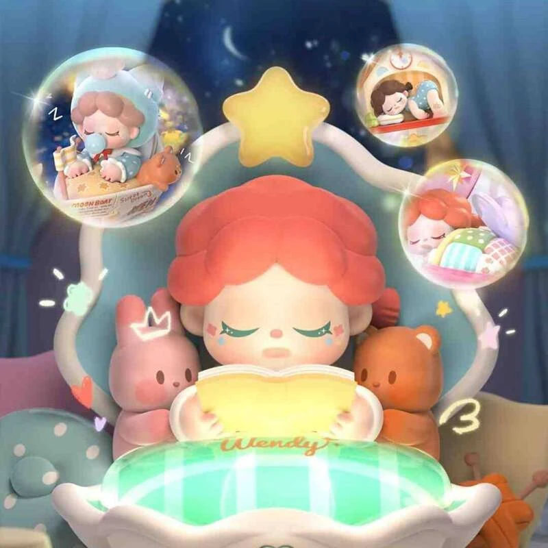 新款wendy四代4代跟着月亮走系列盲盒潮玩手办