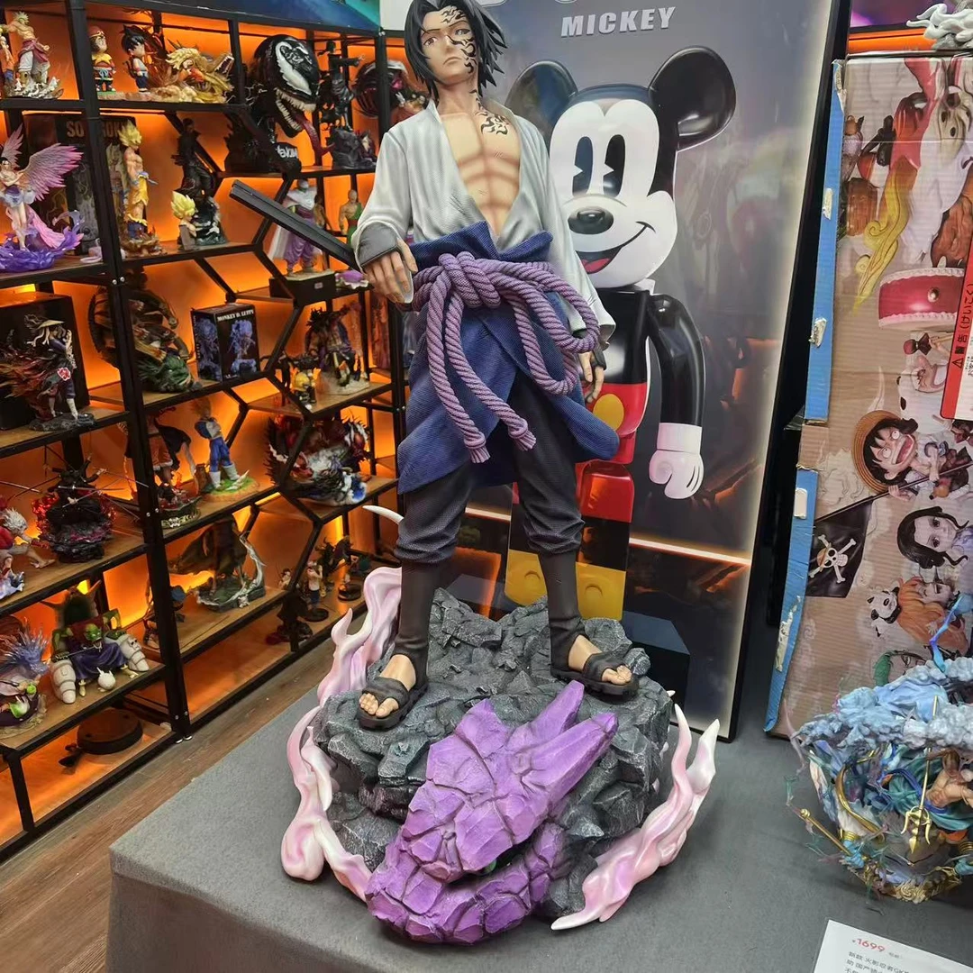 大号精品 现货  火影忍者 地台社超大佐助 手办摆件将近半米高