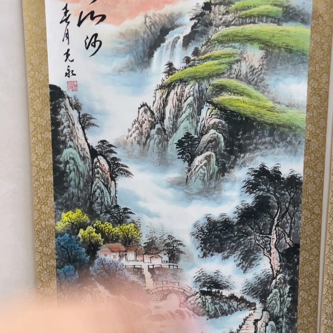 国画老师手笔手绘作品y