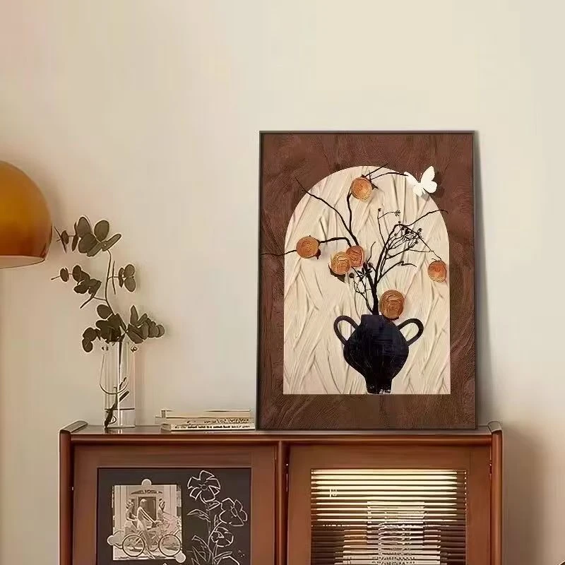 铝合金装饰画美式法式欧式现代中古客厅餐厅卧室儿童房挂画摆台