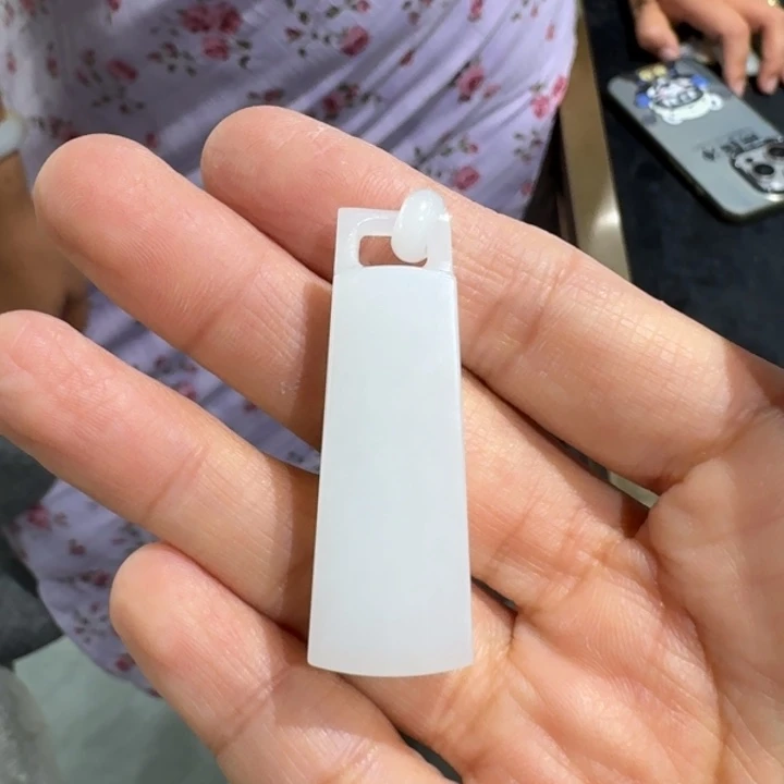 和田玉未镶嵌颈饰俄料白玉秤砣TZ多样性拍一发一