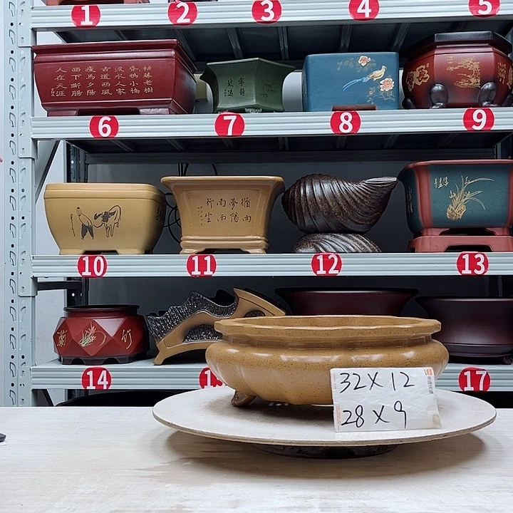 紫砂花盆紫砂花盆