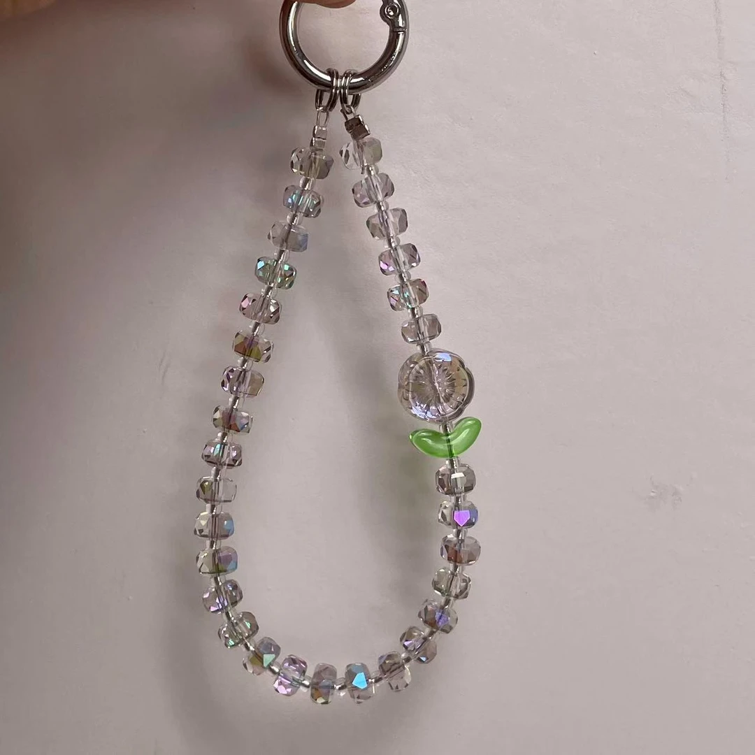 426魅影紫色爆闪水晶手机链子挂饰时尚包包挂件