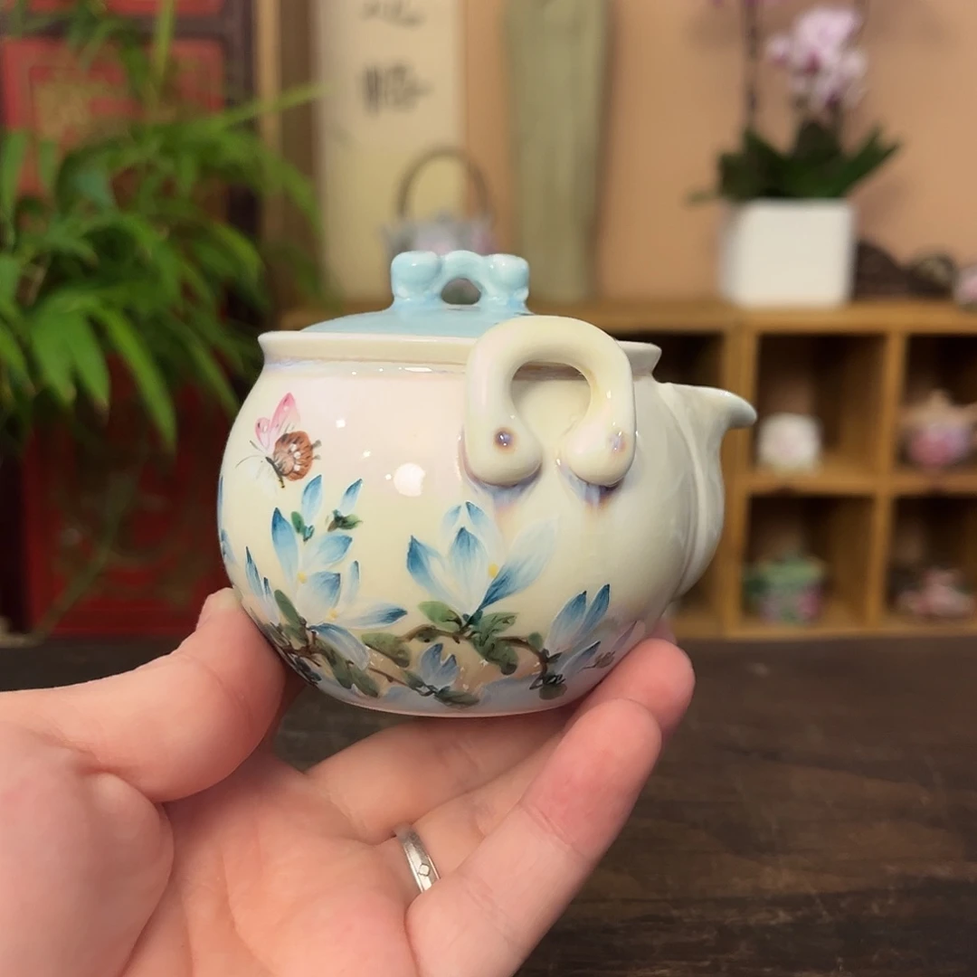 柴烧手工手绘陶瓷