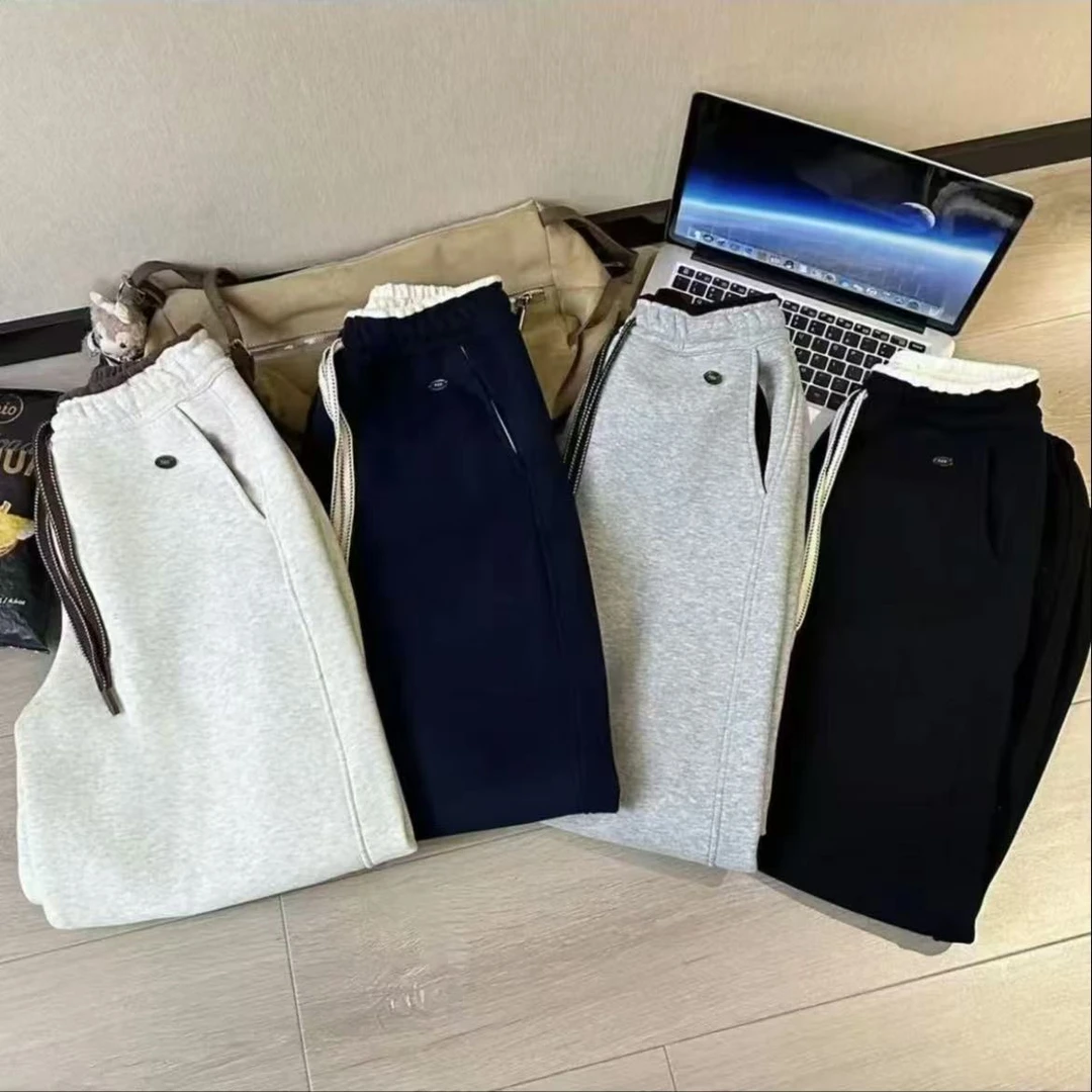 小静折扣~F012Q 雪地裤！百搭高级感加绒抽绳休闲卫裤 （卡码拍大）