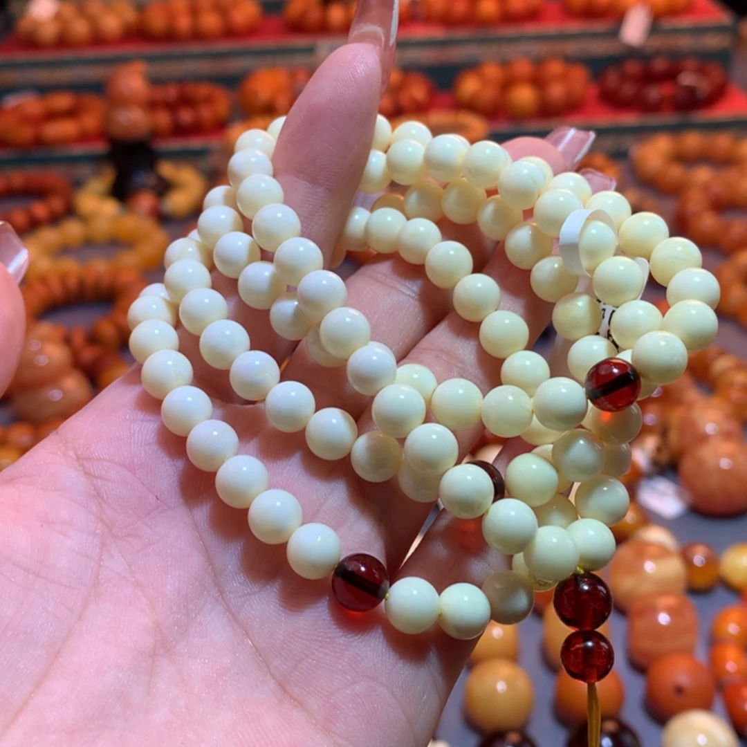 【闪购商品】未镶嵌蜜蜡手串我**光蜜蜡