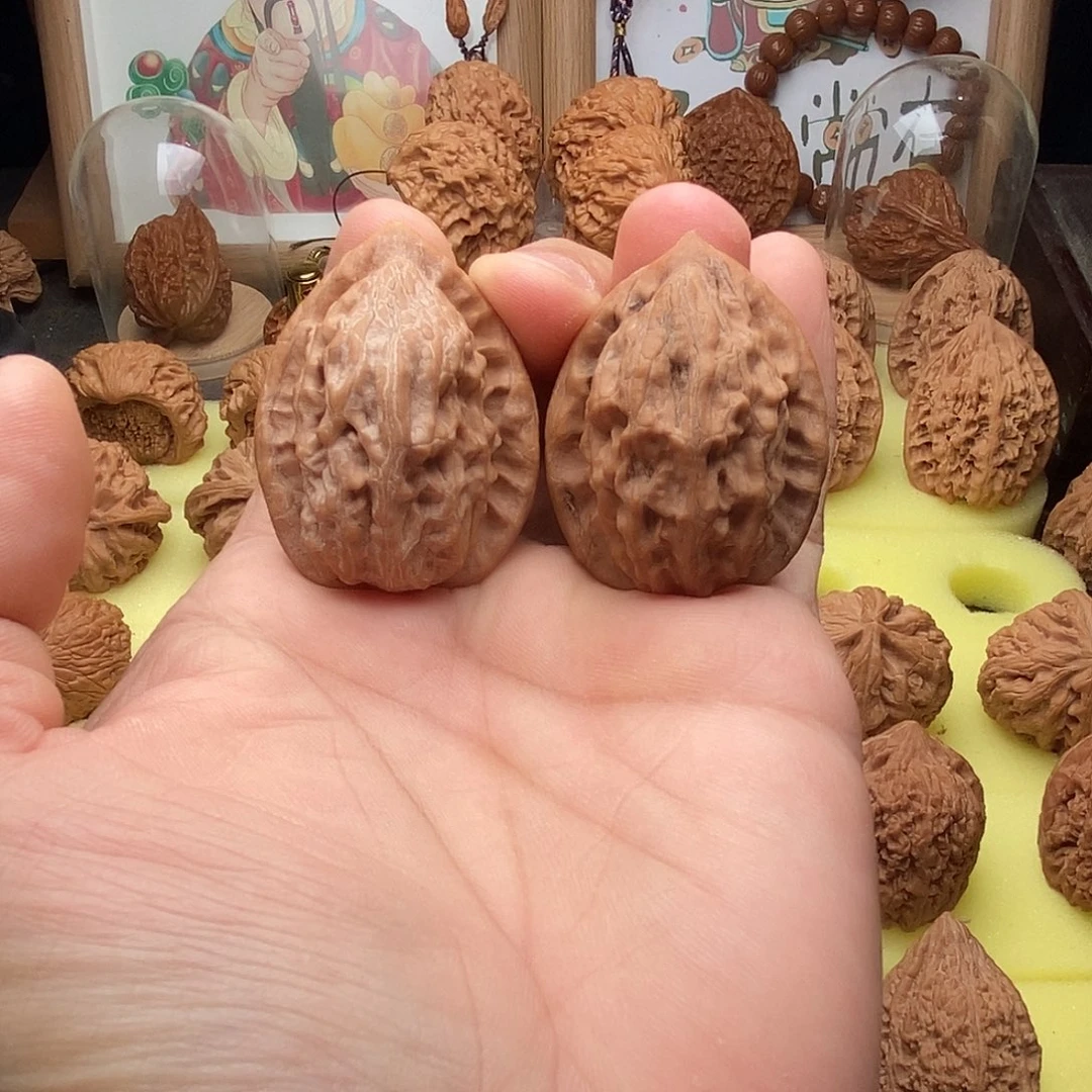 把件文玩核桃大红袍35