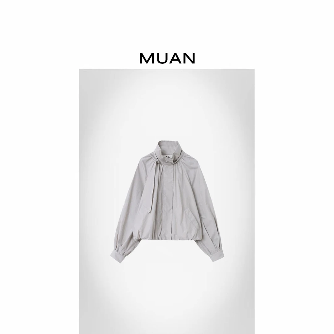 木岸MUAN：《普吉岛外套》定制宽松北欧休闲工装运动外套女MJ-B171