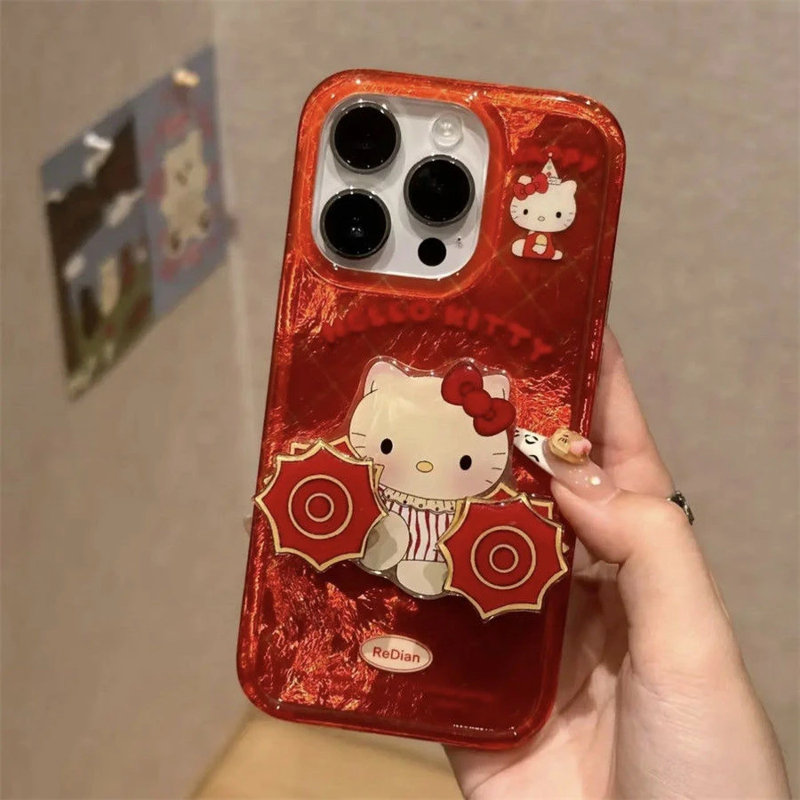 【吐司】扭秧歌旋转kitty猫适用苹果17Promax1615手机壳iPhone1413