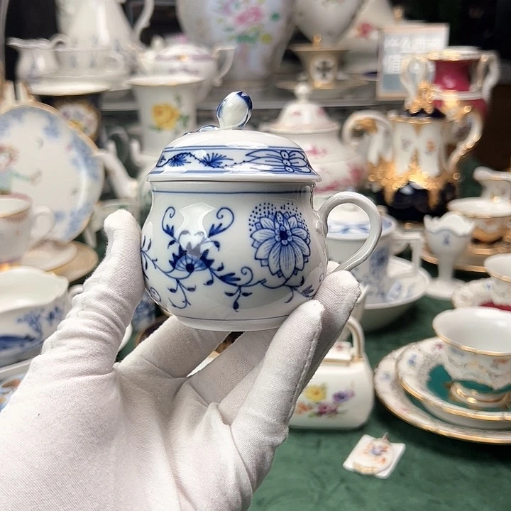 梅森一等蓝洋葱热巧杯