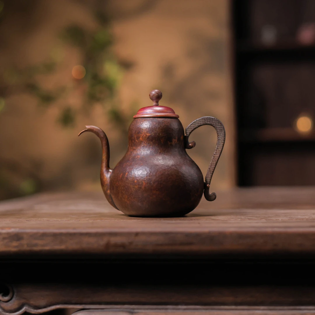 【纳兰】葫芦-春喜铜-咖啡壶（春喜铜0331）