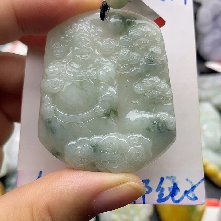翡翠未镶嵌颈饰天然翡翠