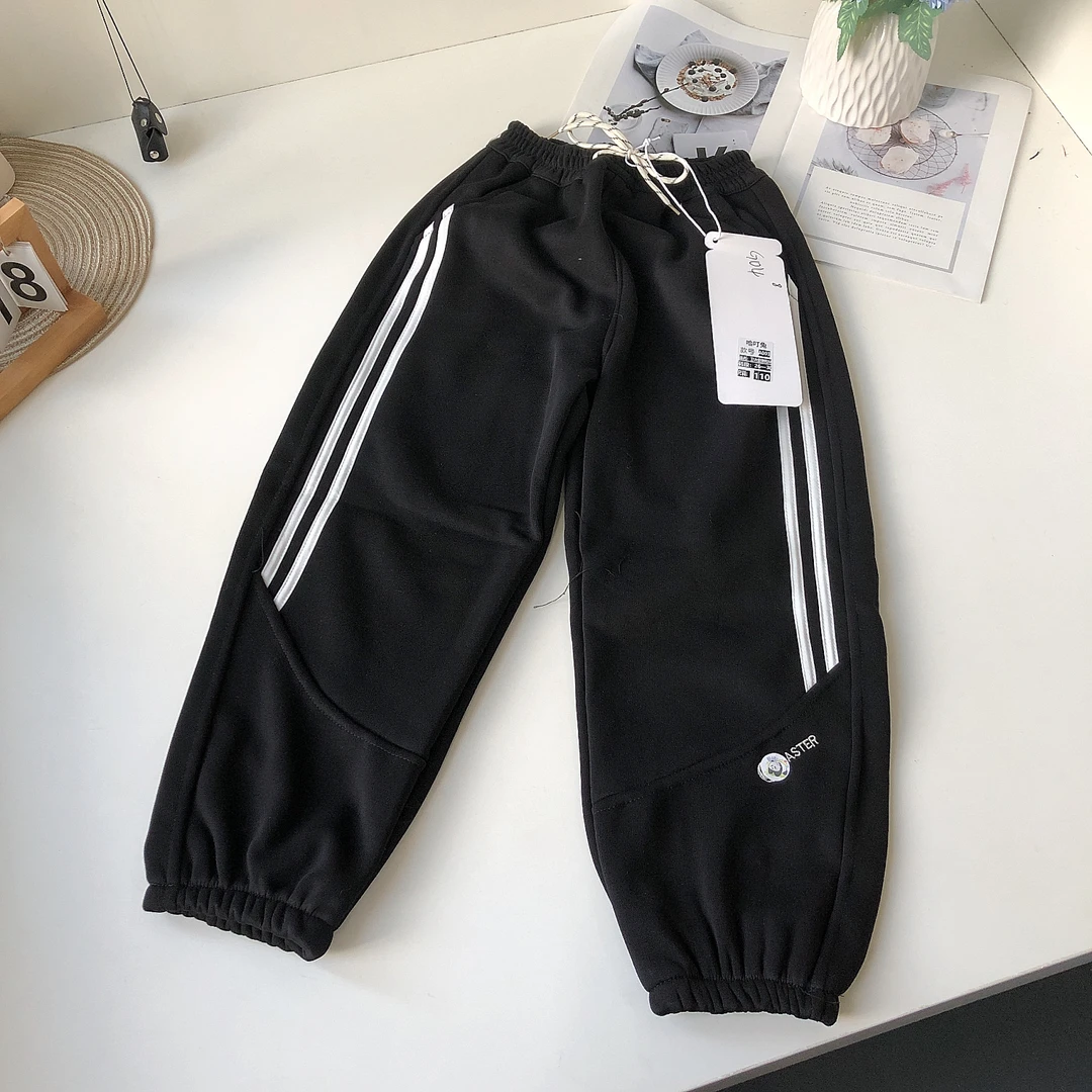 G04儿童冬季加绒G字母休闲裤003