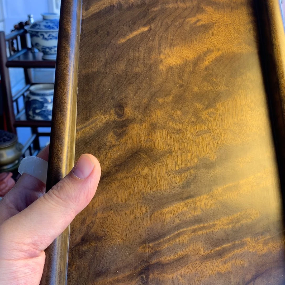 九**。瓷器壶承金丝楠壶承