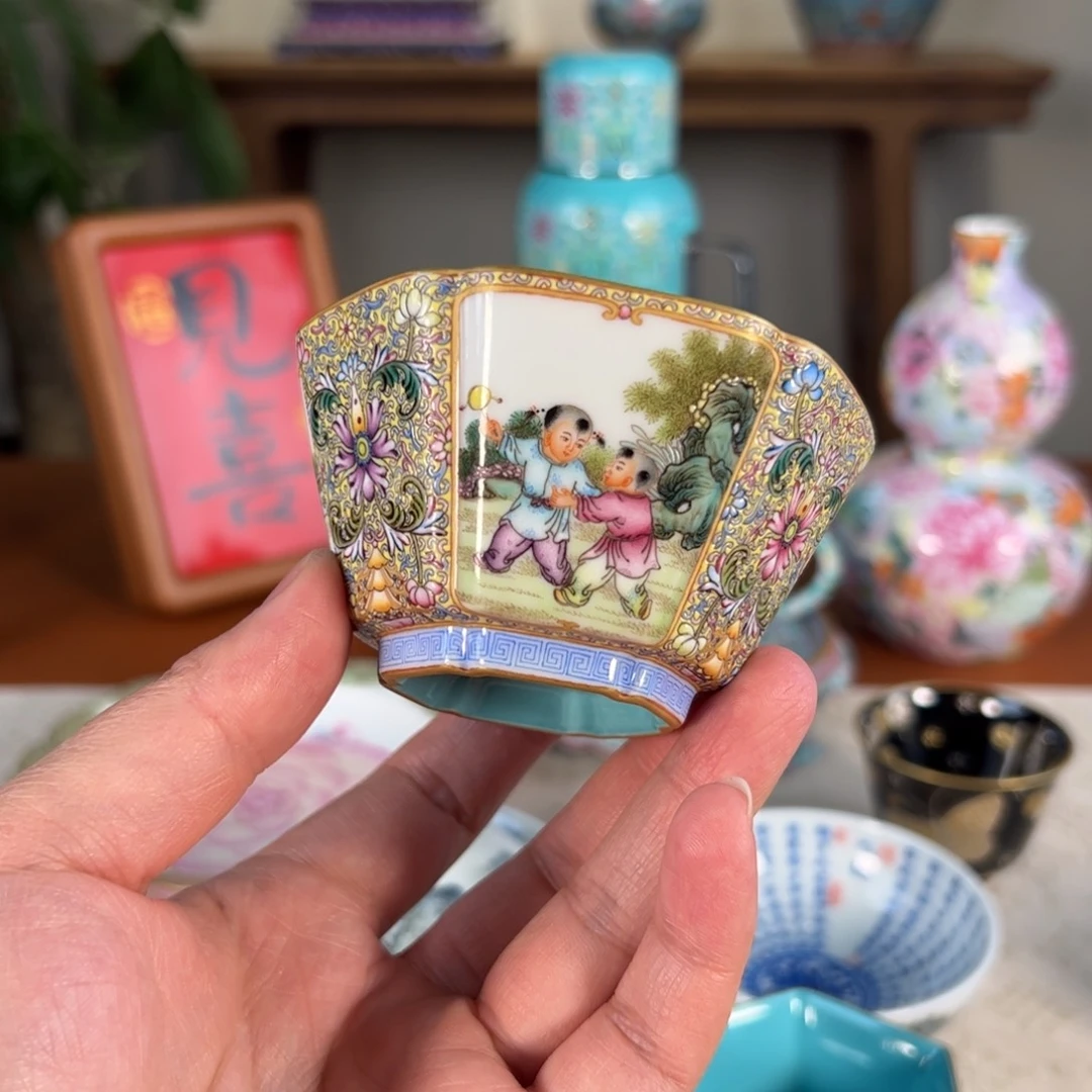 纯手工手绘 高端茶器