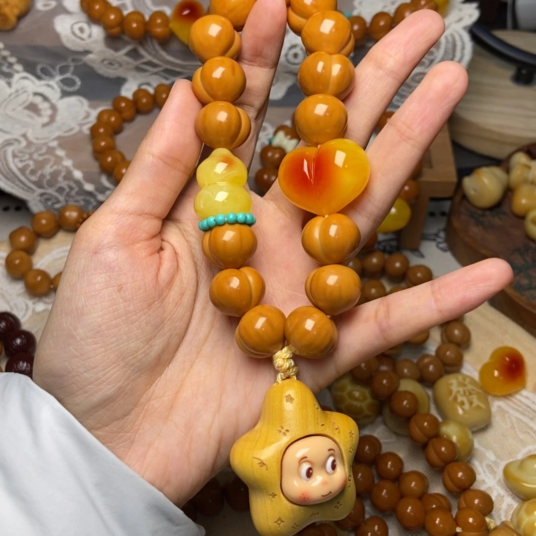 猴头核桃吊坠屁桃高定卡15