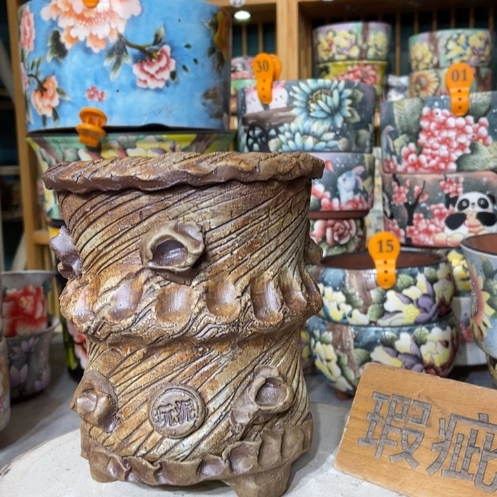 红陶景德镇艺术手绘作品