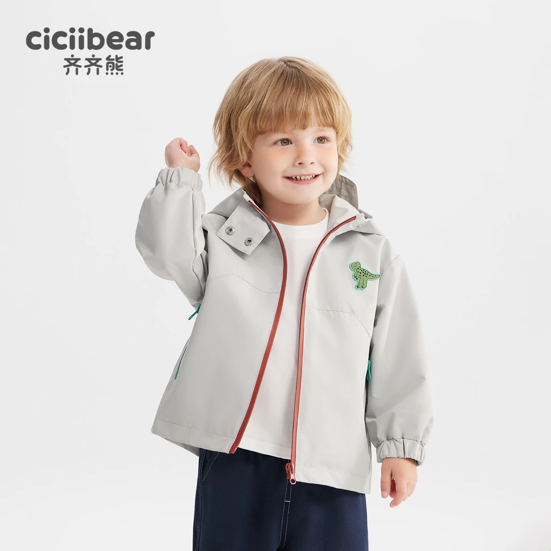 CICIIBEAR/齐齐熊【2代升级】冲锋衣外套三防男宝宝衣服外套Q100897